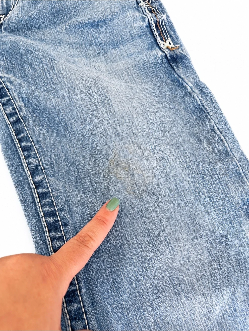 Ariat B4 Relaxed Boys Bootcut Jeans Adjustable Thick Stitch Medium Wash Denim 12